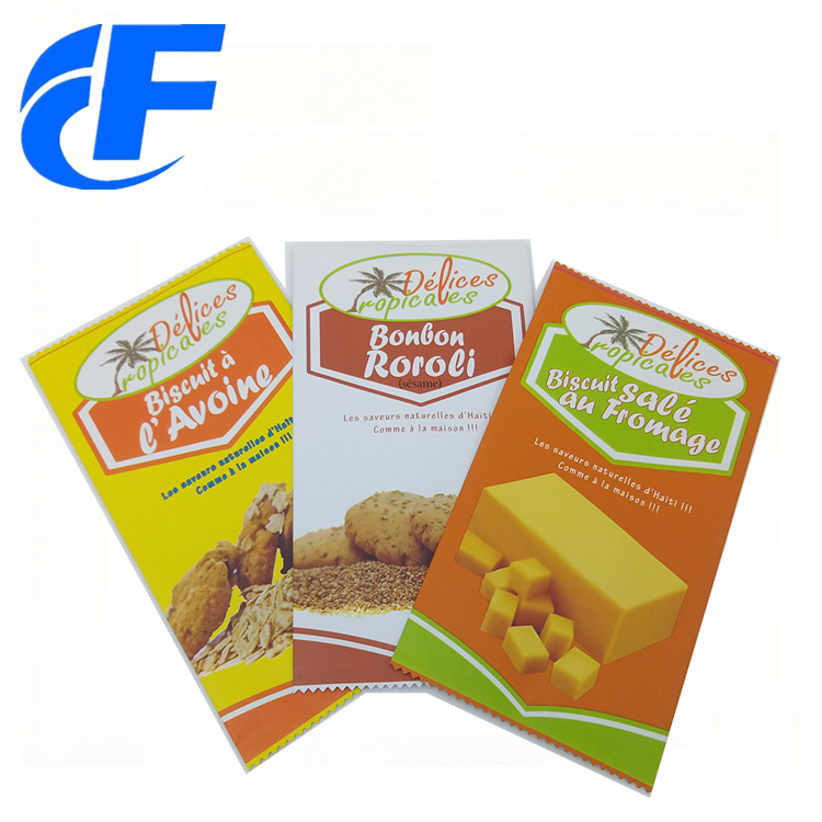 Custom laminated plastic mylar food packaging bag