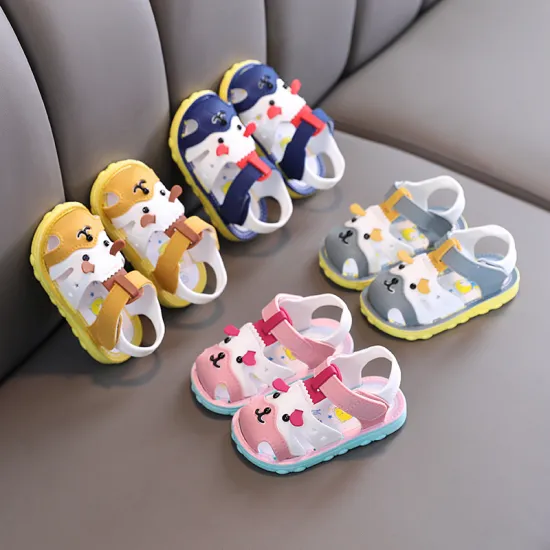 Summer Soft Non-Slip Breathable Baby Sandals for 1-2 Year Old Toddlers
