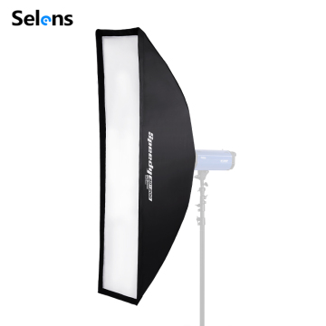 Selens 40x200cm Quick-Folding Softbox with Bowens Mount Diffuser for Studio Lighting