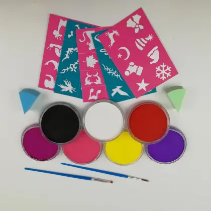 Private label Multi-Color washable nontoxic face paint