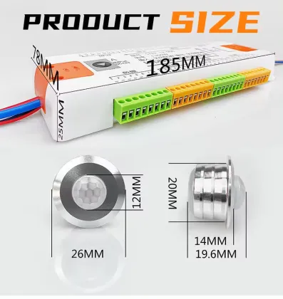 Smart Stair Lighting Controller: Motion Sensor PIR LED Stairway Induction Controller