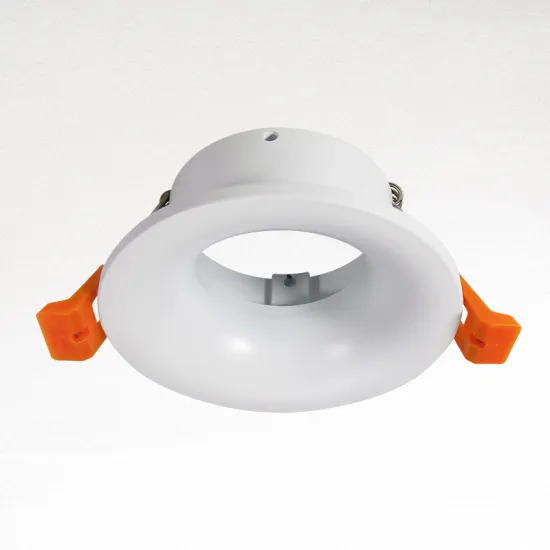 Modern White Square LED Recessed MR16 Spotlight Housing