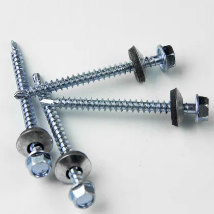 Galvanized Hex Washer Head Self-Drilling Screws Fasteners