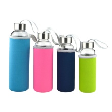 150ml-1000ml Sports Glass Water Bottle With Lid