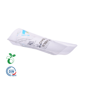 Eco Friendly Biodegradable Compos Clear Corn Starch Tas