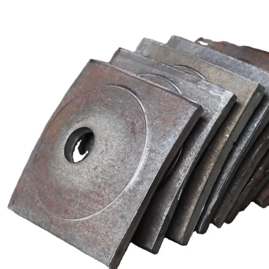 Anchor Plate for Roadway Support with Resin Anchor Rods