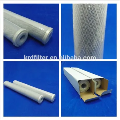 activated carbon block water filter cartridge