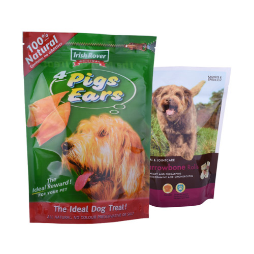 Plastic Pet Treats With Slider Zip Lock