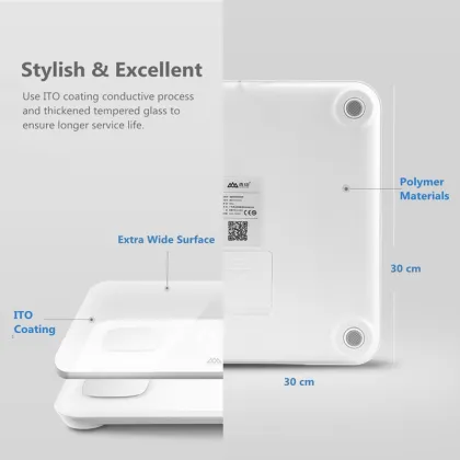 SENSSUN Professional Handheld 8 Electrodes Digital Fat Weight Analysis Scale