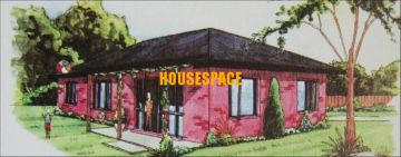Residential Steel Buildings - Galvanized Steel Structure, Three Bedrooms, Gfa 105sq
