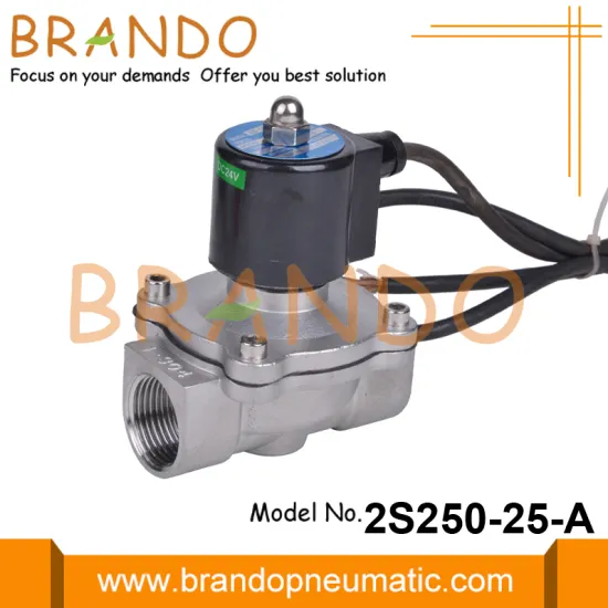 1'' Water Proof IP68 Stainless Steel Solenoid Valve