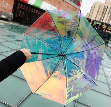 Color Changing Transparent Mini Parasol for Kids and Cars