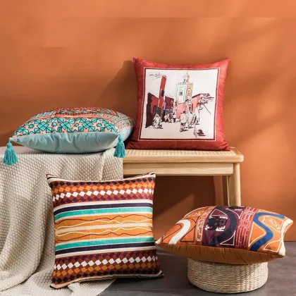 Wholesale Zebra Print Pocket Pillow Cover - Shop Now!