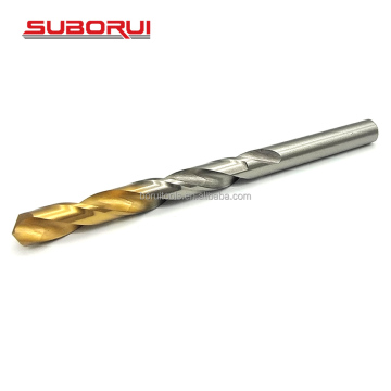 SUBORUI Custom Drill Bits: HSS Co M35 M2 Cobalt Steel Titanium Nitride Coated Metal Drill Bits for Industry