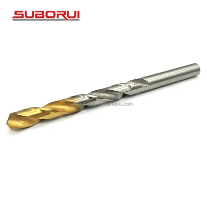 SUBORUI Custom Drill Bits: HSS Co M35 M2 Cobalt Steel Titanium Nitride Coated Metal Drill Bits for Industry