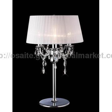 Shade Modern Decorative Crystal Table Lamp