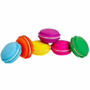 Fashion Cute Macarons Colors Rubber Pencil Eraser