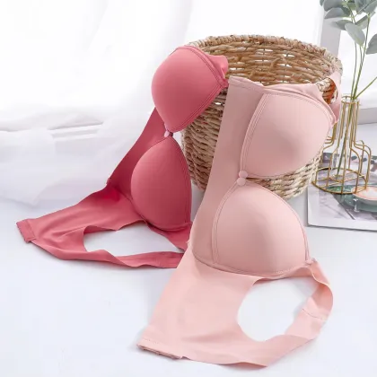 Front Open Push-Up Anti-Sagging Maternity Breastfeeding Bra
