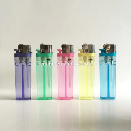 cheap ISO9994&CR disposable flint clear/transparent cigarette plastic lighter FH-002 like Taiyo