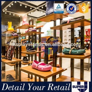 customized POS display stand kids shoes store shopfitting