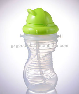 Spiral sports baby sipper cup with strap