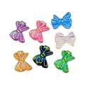 Brillante Bowknot Flatback Resina Cabochon Papillon Forma Fai Da Te Cassa Del Telefono Abbellimento Decorazione Vacanza Bambini Slime Art Deco