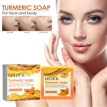 Custom Private Label Organic Turmeric Soap - Anti-Acne Body and Face