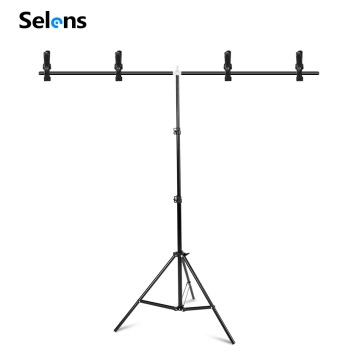 Selens 150x200cm T Backdrop Stand Metal PVC Photography Support System