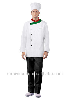 MEN'S AND CHINESE STYLE COTTON CHEF'S UNIFORM