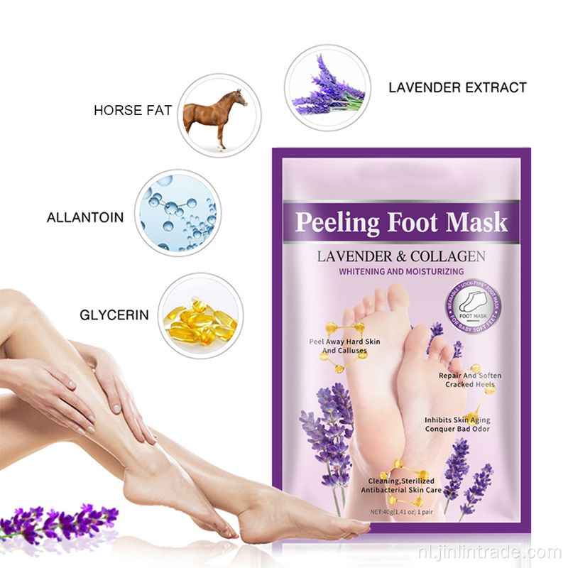 Voetenbehandelingen Natuurlijke Veganist Lavender Exfoliating Voetmasker