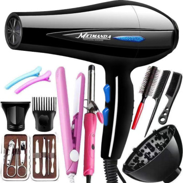 High-Speed High-Power Negative Ion Volumizer Hair Dryer Set for Salons and Home Use