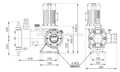 JYM Hydraulic diaphragm metering pump