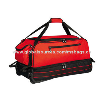 Casual Trolley Duffel Bags, Simple Design for Easy Carry, OEM Orders are Welcome, Durable in Use