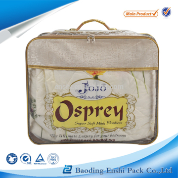 pvc quilt and blanket packaging bag