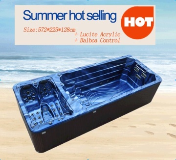 Popular Family Swim SPA Hot Tubs Fiberglass Swimming Pool