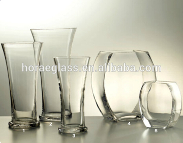 New Diamond Cutting Clear Acrylic Trumpet Single Flower Vase