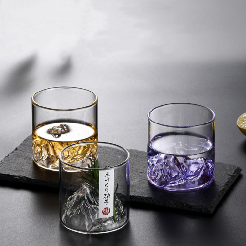 Transparent Mountaineering Whiskey Glass