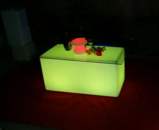 Outdoor  LED straight table  led furniture for party events