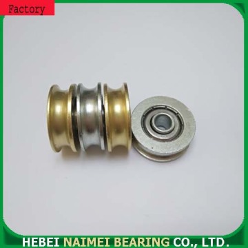 U groove Roller bearings steel pulley wheel