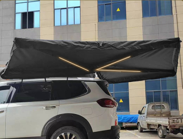 Tetto da 270 gradi tetto da tenda con luce a LED
