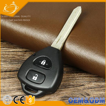 New Blade 2 Button Fob Remote Key Cover Case for Toyota Corolla