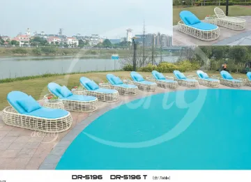Derong DR-5196 Popular folding deck chair / lounge chair / lounge sofa