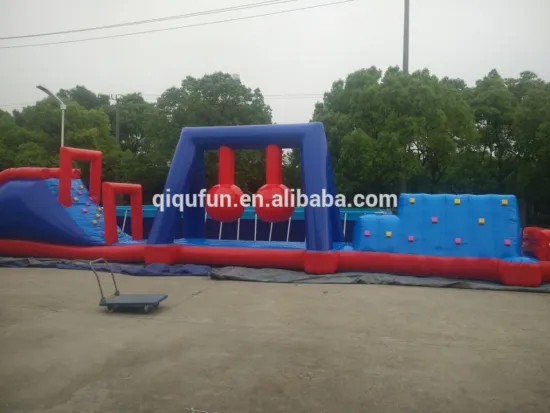 Floating commerical inflatable water obstacle course for sale