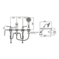 Melodia Rim Mount Set Set