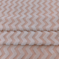 Tela textil de la franja de franada de rayas onduladas