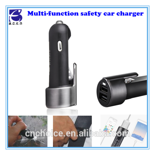 Dual charger multi-function mobil line car usb battery charger