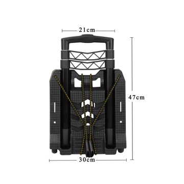 Portable Foldable Two-Wheels Hand Truck Trolley for Luggage