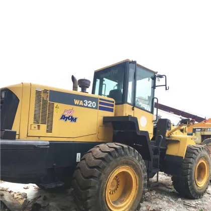 Affordable Second-hand Komatsu WA320 Wheel Loader: Original Painting, Japanese Brand