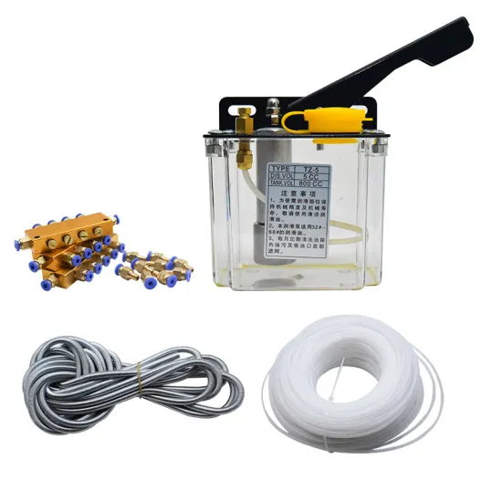 Manual Pressure Lubrication Pump Oil Kit for CNC Router Parts
