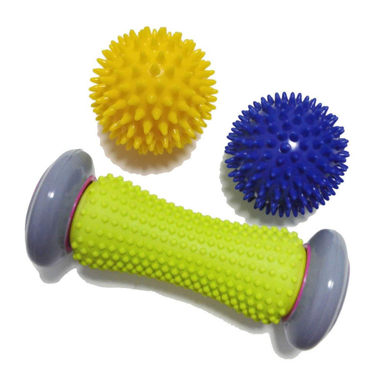 Plastic Foot Massage Ball Yoga Body Massage Kit1